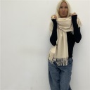 sciarpa in viscosa e lana rainbow